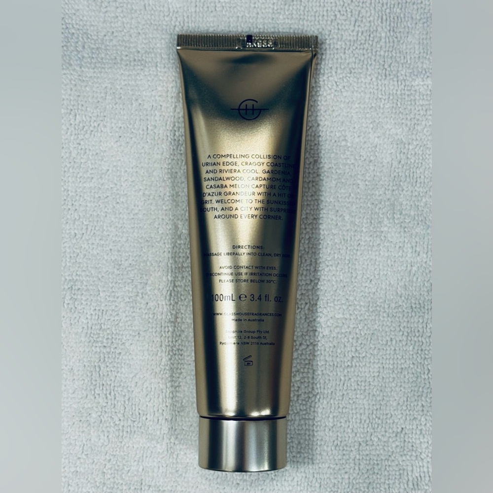 GLASSHOUSE FRAGRANCES MARSEILLE MEMOIR GARDENIA HAND CREAM 3.4oz BRAND NEW - Picture 5 of 6